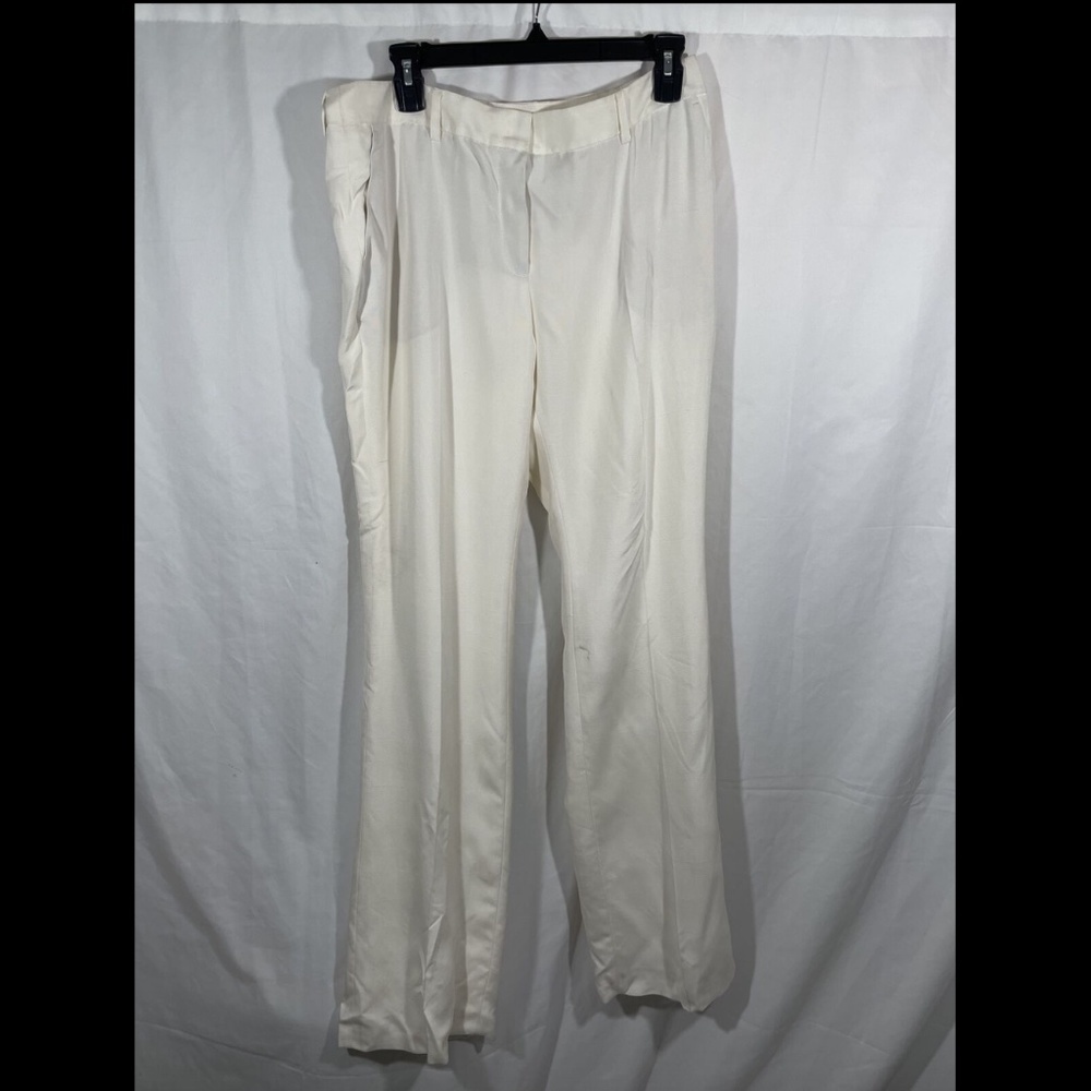 $1290 Akris Punto Marylin Silk Trousers‎ in Pelican [ SZ US 8 ]